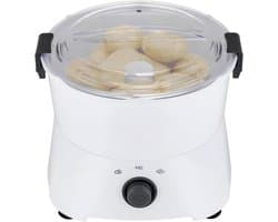Elektrische Aardappelschilmachine - Groenteschiller Keukenmachine - Snel Groenten Schillen - Robuust Roestvrij Staal - 0.8 kg Capaciteit - Wit