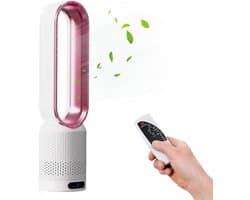 toren ventilator - luchtreinigers -Circulatie - Bladloze - Ventilator - Ultra-Stille - Slaapzaal - Bureau - Vloer -Elektrische - Toren -Zonder -Blad - Ventilator - Ventilator - Rozerood
