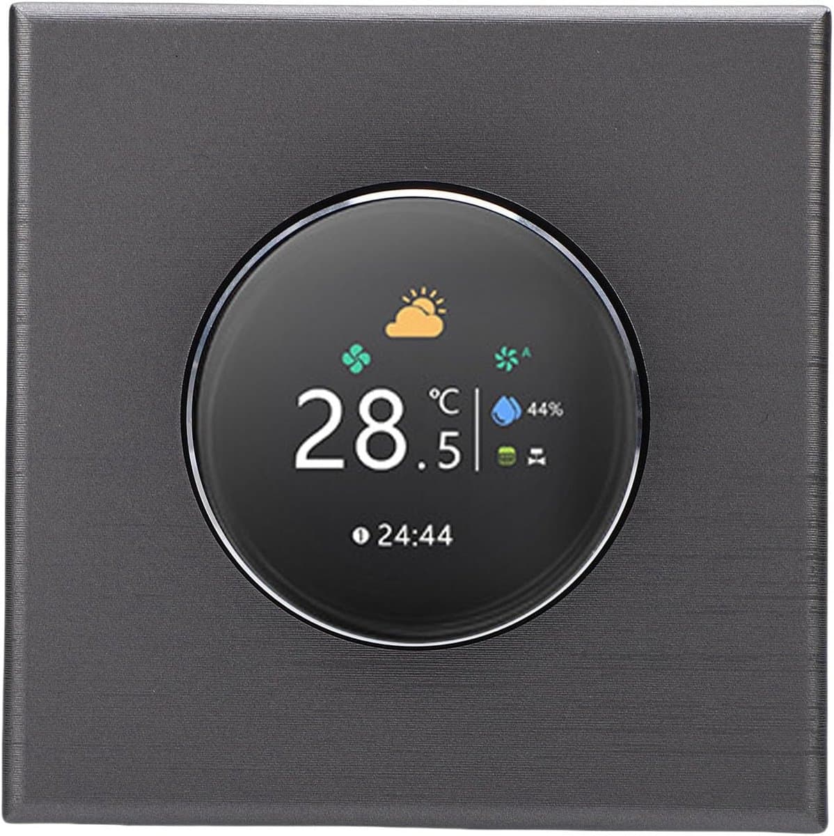 Slimme Thermostaat - Wifi Temperatuurregelaar - Comfort Verhoging - Touchscreen Bediening - 86x86mm Standaard - Wit — afbeelding 1
