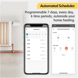 Slimme Thermostaat - Radiatorkraan Regelaar - Energie Besparen - Automatische Aanpassing - 6 Stuks - Wit — thumbnail 5