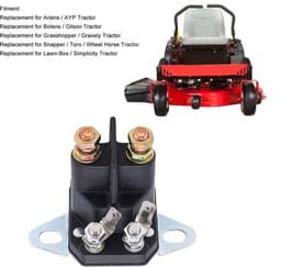 Startrelais 12V - Vervanging Solenoïde - Grasmaaier Relais - Metalen/ABS Constructie - Compatibel met Ariens/Gilson Tractor — thumbnail 4