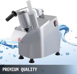 Elektrische Groentesnijder 550W - 6 Snijschijven - Roestvrij Staal En Aluminium - Keukenmachine Groentehakmolen — thumbnail 3
