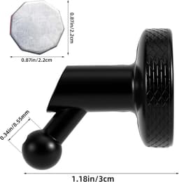 SnelShoppen - Magnetische Houder voor Dashcam met 4 Metaalplaten - Compatibel met Mini 2/65W/66W/67W/55/56/57/45/46/47/Mini 3/Tandem/X110/X210/X310/Sp — thumbnail 5