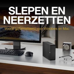 Externe Harde Schijf - Desktop Opslag - Bestanden Opslaan - Grote Capaciteit - 6TB - Zwart — thumbnail 3