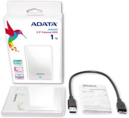 Externe Harde Schijf - Draagbare Opslag - Bestanden Opslaan - Slank Krasbestendig Design - 1 TB - Wit — thumbnail 2