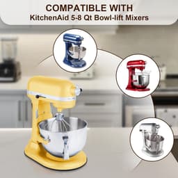 Mixer Schuifmat - Mixer Tray - Aanrecht Beschermen - Soepel Schuiven - 5-8 Qt - Blauw — thumbnail 4