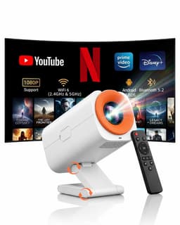 SnelShoppen - XRQ Videoprojector V16 - Draagbare Beamer voor Feest, Camping en Thuisbioscoop - 1080P HD Beeldkwaliteit - Compact en Lichtgewicht — thumbnail 1