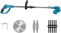Elektrische Grasmaaier - Snoerloze Grastrimmer - Tuinonderhoud - Verstelbare Telescopische Stang - 100-135 cm - One Color — thumbnail 1