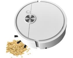 Bureau Stofzuiger - Kruimelrobot Tafel - Bureau Schoonhouden - Automatisch Veegt Zuigt - 27.5L x 26.4W - Wit