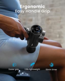 Massage Gun - Spierherstel Apparaat - Spierontspanning Bevorderen - Bluetooth App Connectie - 185 cm Hoog - Zwart — thumbnail 5