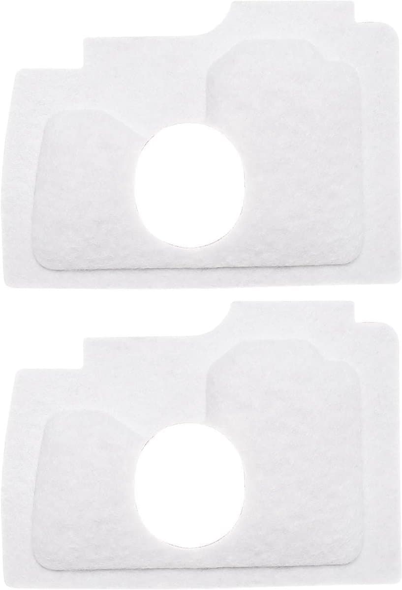 SnelShoppen - 2Stuks Luchtfilter Vervanging Geschikt voor Stihl MS170 MS180 017 018 Grasmaaier Filterpads Dubbel Laag Katoenen Luchtfilters 90x65mm Wi — afbeelding 1