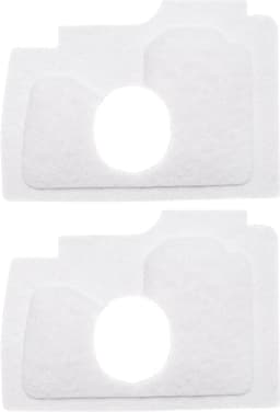 SnelShoppen - 2Stuks Luchtfilter Vervanging Geschikt voor Stihl MS170 MS180 017 018 Grasmaaier Filterpads Dubbel Laag Katoenen Luchtfilters 90x65mm Wi — thumbnail 1