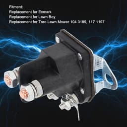Starter solenoïde relais 12V - Waterdicht koper - Vervanging voor Toro grasmaaier - Betrouwbare startfunctie - ShopVlot — thumbnail 3