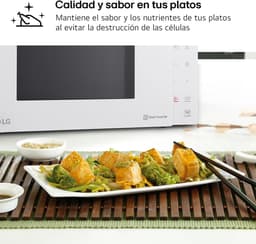 Magnetron met Grill - Oven Apparaat - Snel Eten Bereiden - Smart Inverter Technologie - 25 Liter - Wit — thumbnail 4