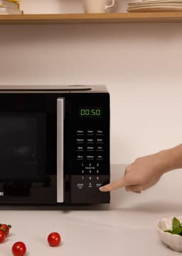 Magnetron met grill - Oven functie - Maaltijden bereiden - 8 automatische programma's - 23 liter inhoud - Zwart — thumbnail 5