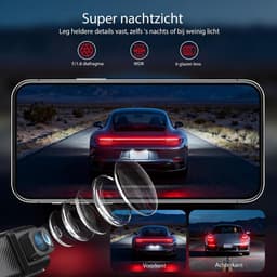 SP® Dashcam - Autocamera met Parkeermodus - Loop-Opname - Zwart - Zwart - 4cm x 9cm x 6cm — thumbnail 4