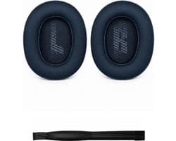 Set Oorkussens voor JBL Koptelefoon - Live 660NC Oorkussen - E65BT - Kunstleer met Traagschuim - Blauw