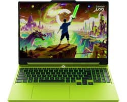 Lenovo LOQ 15AHP11 AMD Ryzen™ 7 250 Laptop 38,9 cm (15.3") WUXGA 32 GB DDR5-SDRAM 512 GB SSD NVIDIA GeForce RTX 5070 Wi-Fi 6 (802.11ax) Windows 11 Home Engels Groen