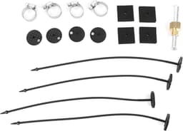 Motorolieradiator - Oliekoeler Kit - Motor Koelen - Verlaagt Oliëtemperatuur - 6-rij - Zwart — thumbnail 5