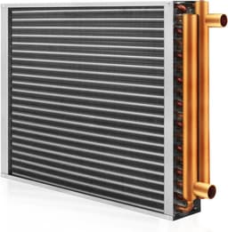 Warmtewisselaar - Lucht-water unit - Wonen verwarmen - Hoge warmteoverdracht - 12x12 inch - Zwart — thumbnail 1