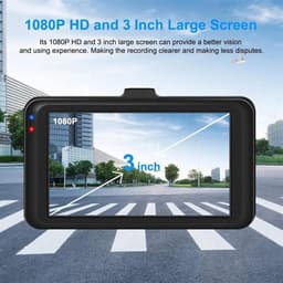 Dashcam Full HD - Autocamera DVR - Veilig Rijden - 170 Graden Groothoek - 1080P - Zwart — thumbnail 2