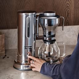 Koffiezetapparaat - Filterkoffie machine - Verse koffie zetten - Druppelvrije schenktuit - 125 Liter - Staal — thumbnail 2