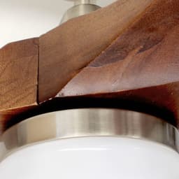 CristalRecord - Plafondventilator Nine big Ø 152 cm teak mat chroom — thumbnail 3