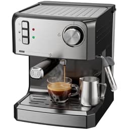 HOMCOM Coffee Maker-Edelstahl-29 x 22 x 28 cm-Schwarz — thumbnail 1