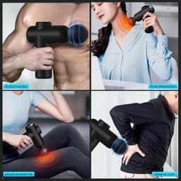 Massage Gun – 99 Snelheden – 8 Massagekoppen – LCD Touchscreen – Stil <35 dB – Tot 12 Uur Gebruiksduur — thumbnail 5