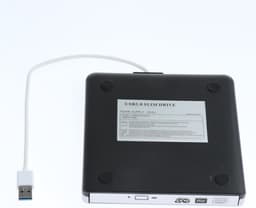 Externe DVD Brander - USB CD/DVD Station - Bestanden Archiveren - Draagbaar Slank Ontwerp - USB 3.0 - Zwart — thumbnail 2