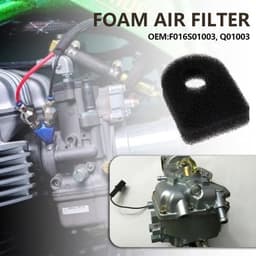 Schuimluchtfilter 2 stuks - Compatibel met Atco/Commodore - Hoogte 97 mm - Breedte 67 mm - Dikte 20 mm - Duurzaam sponsmateriaal - Luchtfilter — thumbnail 3
