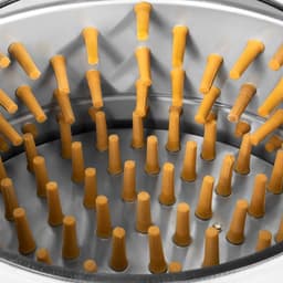VERTES plukmachine voor pluimvee van roestvrij staal, pluimveeplukmachine met een capaciteit tot 540 kg/u en een vermogen van 1500 watt, 180 plukvingers, plukmachine voor eenden, natte plukmachine, koudwateraansluiting, uitwerpplad — thumbnail 5
