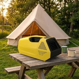 Mobiele Airconditioner – Draagbare Airco – Outdoor Koeling – Compacte Klimaatbeheersing – Lichtgewicht 6,5 Kg – 2380 BTU - 43 dB Geluid – Meerdere Modi — thumbnail 4