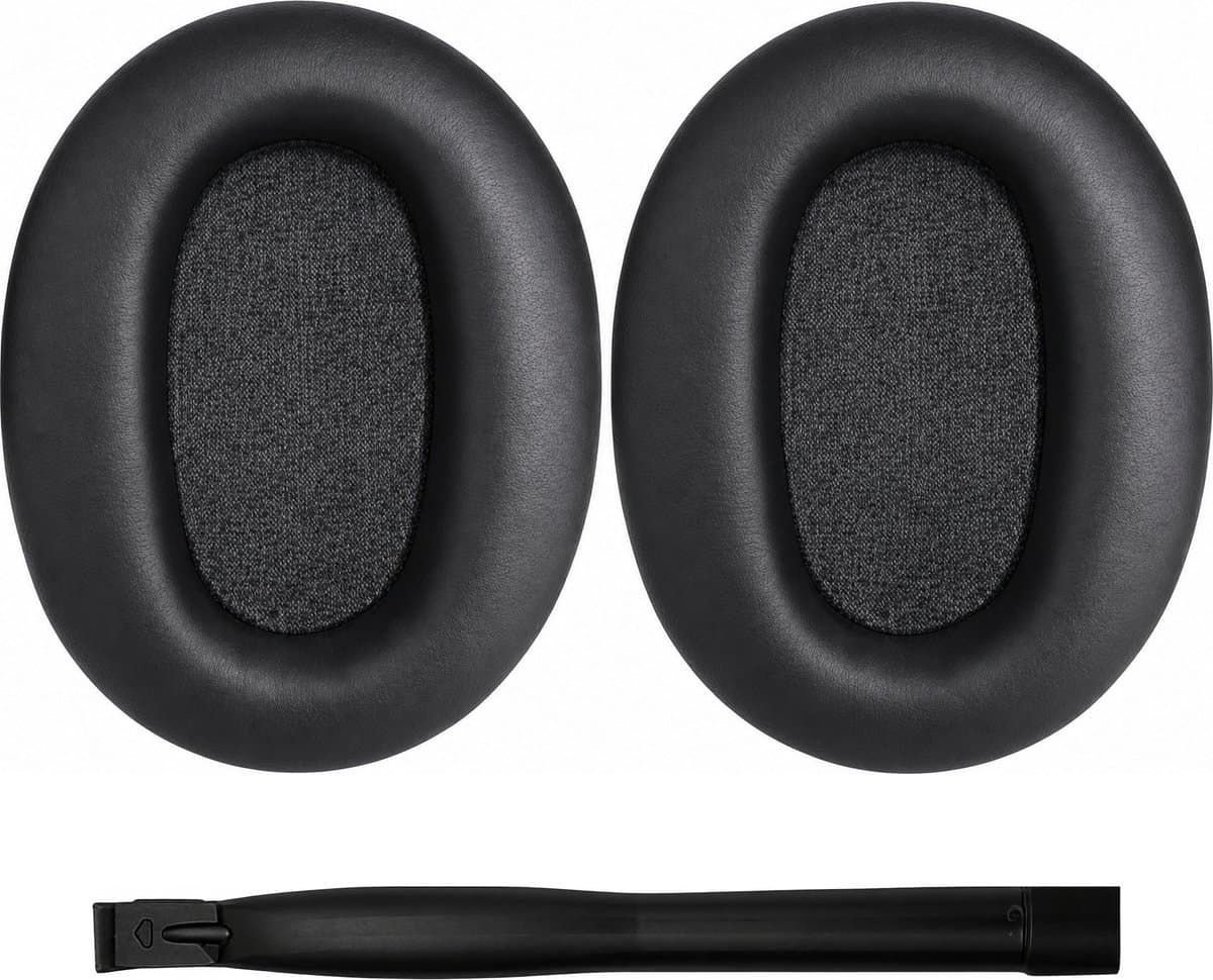 Set Oorkussens voor Sony Koptelefoon - WH-CH700N Oorkussen - WH-CH700N - Kunstleer met Traagschuim — afbeelding 1