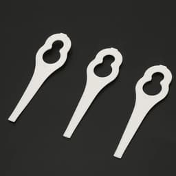 Dailygoods- Maaimessen 50 Stuks - Kunststof - Grasmaaier Mes - Geschikt voor ALM 28/30 - Duurzaam - Efficiënt Maai-effect - Grasmaaierbladen — thumbnail 4