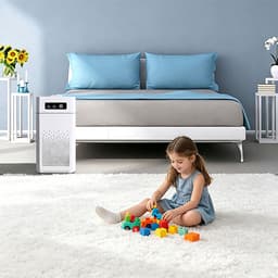 Luchtreiniger - Sterilisatie met negatieve ionen - Formaldehydefiltratie - Geurverwijdering - Rook- en stoffilter - Draagbaar en slim - Stille werking - USB-ontgeuringsfunctie - Huishoudelijk apparaat - Inclusief 1 filter - Pianowit — thumbnail 4