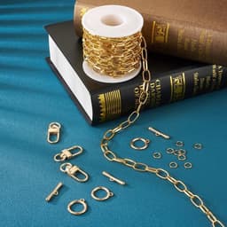 Ovale ketting choker van roestvrij staal met paperclip design, geschikt voor vrouwen en meisjes voor een stijlvolle en duurzame look — thumbnail 4