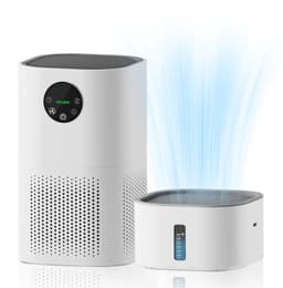 Hutjemutje - luchtreiniger - met luchtbevochtiger - air purifier - 2-In-1 - H13 Hepa Filter - ≤30 dB - dekking van 35-60 m² - voor allergieën en huisdieren haar - wit — thumbnail 1
