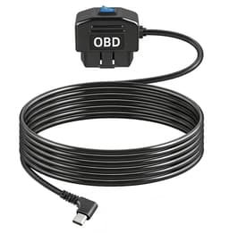 SnelShoppen - OBD Power Cable Dash Camera Hardwire Kit Type C USB, 24 Uur Surveillance, OBD2 naar Type C Adapter met Schakelaar, 12-24V voor Elektrisc — thumbnail 1