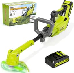 SnelShoppen - Pandapop Kindertuingereedschap Grasmaaier met Licht en Geluid - Extra Groot Buitenspeelgoed voor Kinderen - Tuingereedschap voor Kindere — thumbnail 1