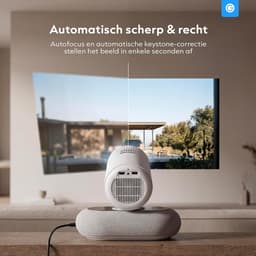 SnelShoppen - Mini Beamer Full HD 1080p | Smart Projector met Autofocus & Keystone Correctie | Draagbare Projector met WiFi & Bluetooth 5.4 | 508 cm S — thumbnail 5