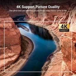 SnelShoppen - 4K Projector Mini Projector Full HD 1080P, WiFi 6 Bluetooth 5.2, Portable Smart Projector voor Thuisbioscoop en Slaapkamer, Netflix Comp — thumbnail 2