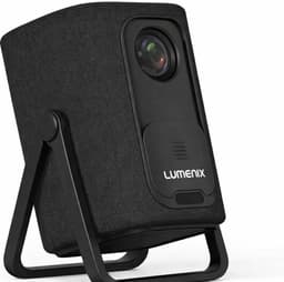 SnelShoppen - Mini Projector met Google TV & Netflix, 500 ANSI Lumen, Full HD 1080p (4K Ondersteund), Dolby Audio, WiFi 6 & Bluetooth 5.2, Autofocus & — thumbnail 1