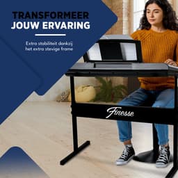 Finesse Keyboard Standaard - Verstelbaar - Statief - Piano Standaard - Toetsenbord Standaard — thumbnail 3