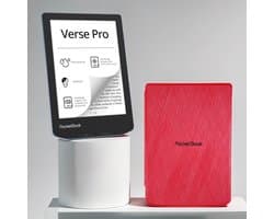 PocketBook Verse Pro Azure e-reader – Inclusief Rood Hoesje (shell cover) – Voordeelbundel
