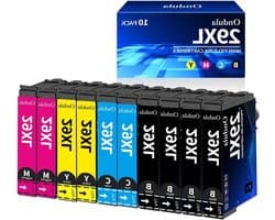 Inkt Cartridges - Vervangende Toners - Thuis Documenten Printen - Intelligente Chip Technologie - 10 Stuks - Multipack Kleuren