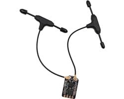 2.4GHz ELRS Nano Ontvanger voor Lange Afstand en Lage Latentie met UFL T Antenne voor FPV Micro Drones en Quadcopter Racing