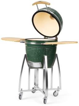 Buccan BBQ - Kamado barbecue - Sunbury Smokey Egg - Extra Large 18" - Glanzend Groen — thumbnail 4