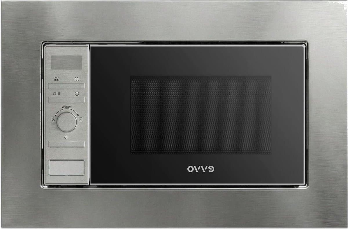 Geïntegreerde Magnetron - Inbouwmagnetron Grill - Keuken Gemak - Roestvrij Staal Design - 21 Liter - Zwart — afbeelding 1