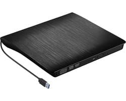 Extern Schijfstation - USB Lezer Brander - Gegevensbeheer Back-ups - Snelle USB 3.0 - 14.7x14.5x1.9cm - Zilver